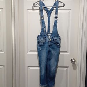 Dromedar blue denim overalls